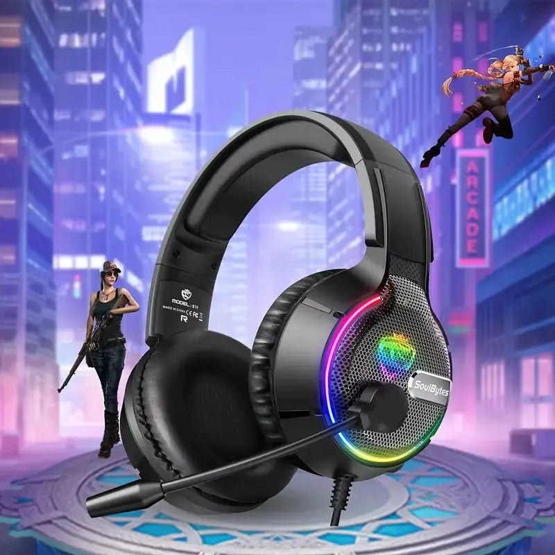 S19 Wired RGB E-sports Gaming Headset