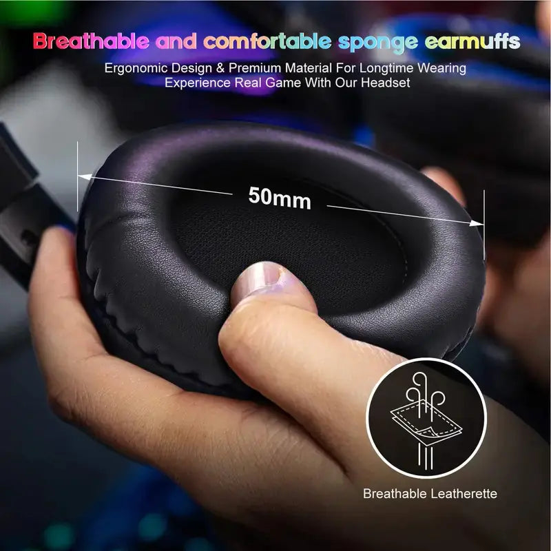 S19 Wired RGB E-sports Gaming Headset